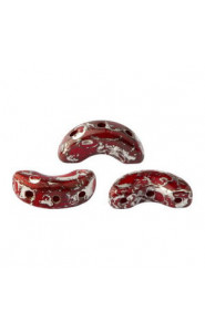Les perles par Puca® Arcos beads Opaque coral red new picasso 93200/65400